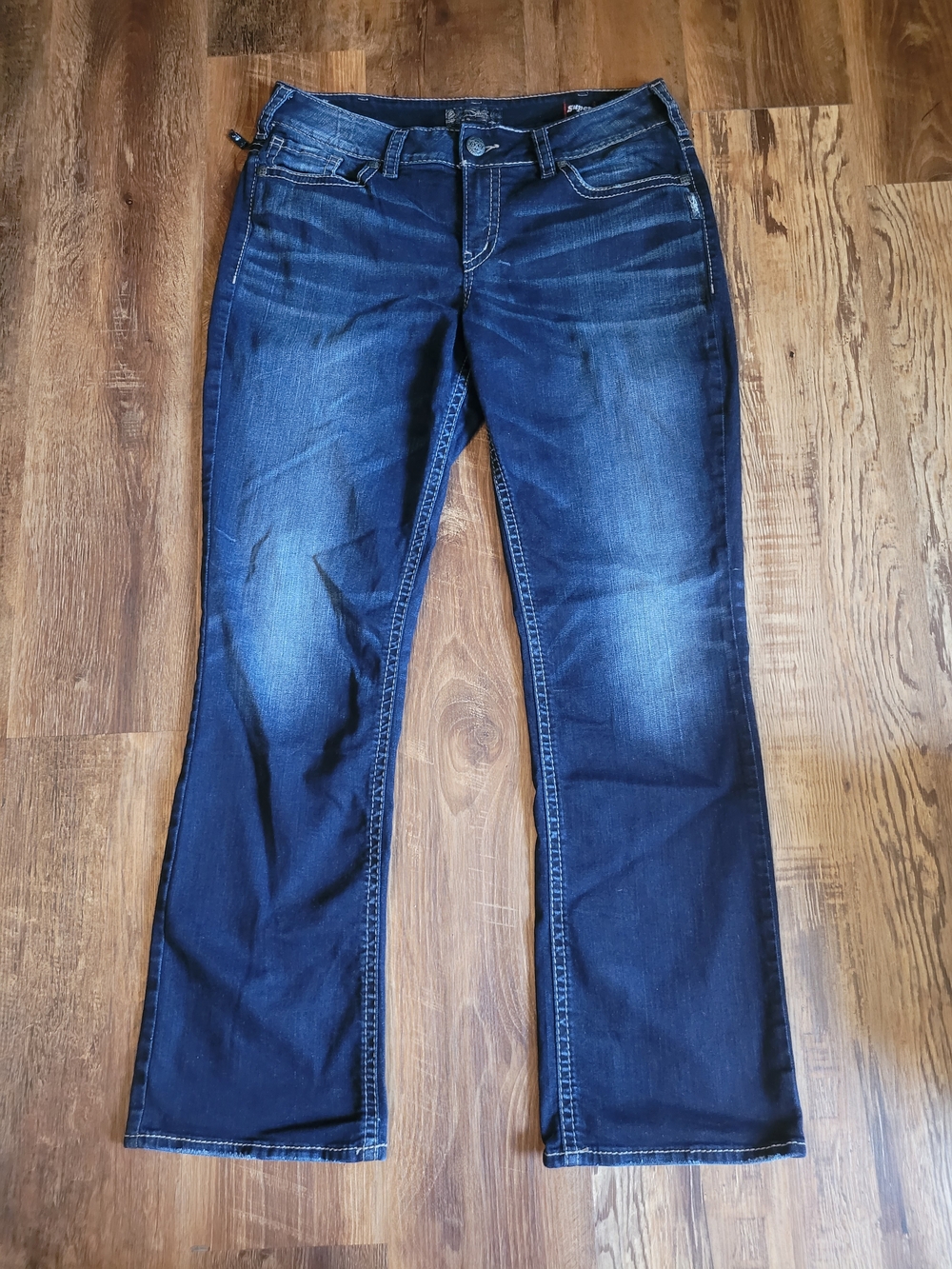 Silver Suki Mid Slim Boot Jeans